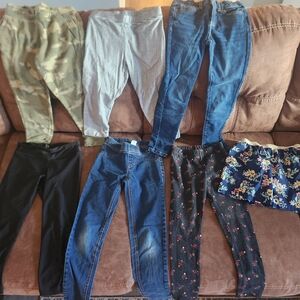 Bundle- Girl's Size 7 Pants and Skirt Collection